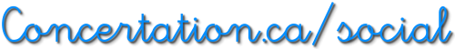 Logo of Concertation.ca/social
