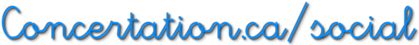 Logo of Concertation.ca/social